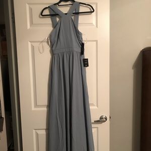 Lulu’s “Air of Romance” Dress in Light Blue